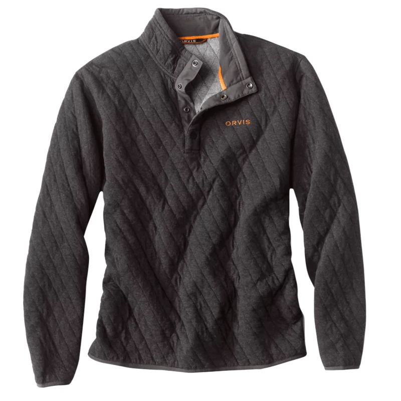 Orvis Outdoor Quilted Snap Sweatshirt - Men's 3 Orvis Outdoor Quilted Snap Sweatshirt - Men's - Image 3