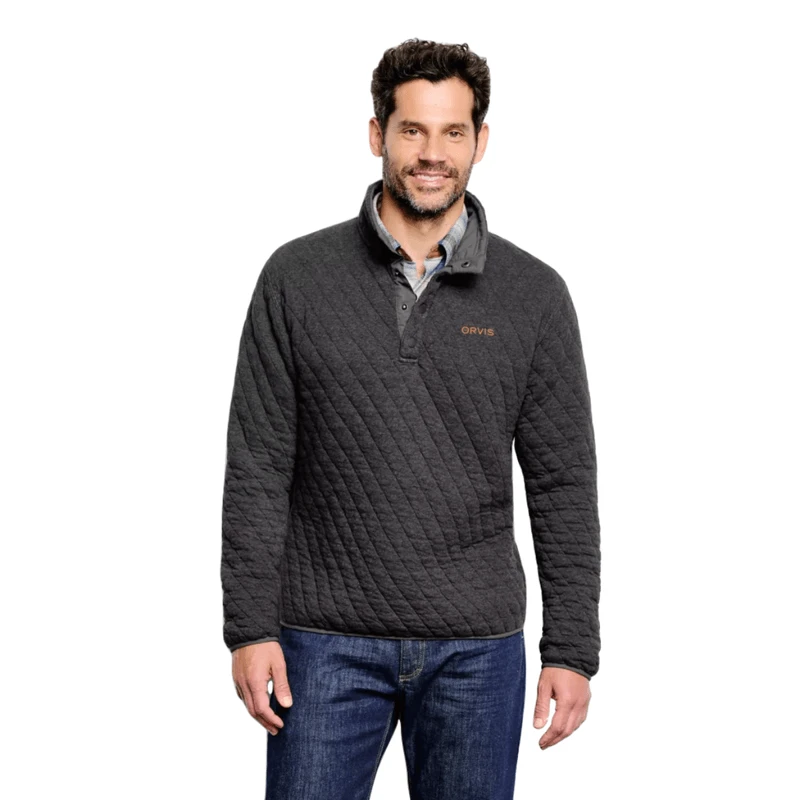 Orvis Outdoor Quilted Snap Sweatshirt - Men's 5 Orvis Outdoor Quilted Snap Sweatshirt - Men's - Image 5