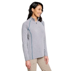Orvis Drirelease Long-Sleeved Quarter-Zip Shirt - Women's