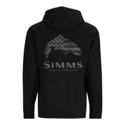 Simms Wooden Flag Trout Hoodie - Men's